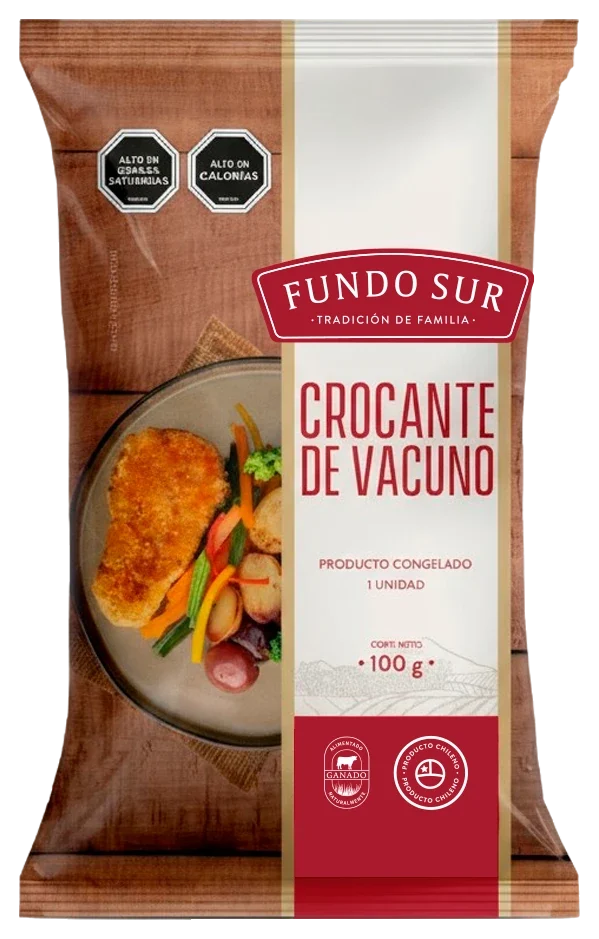 Envase Crocante de Vacuno 100 g Fundo Sur
